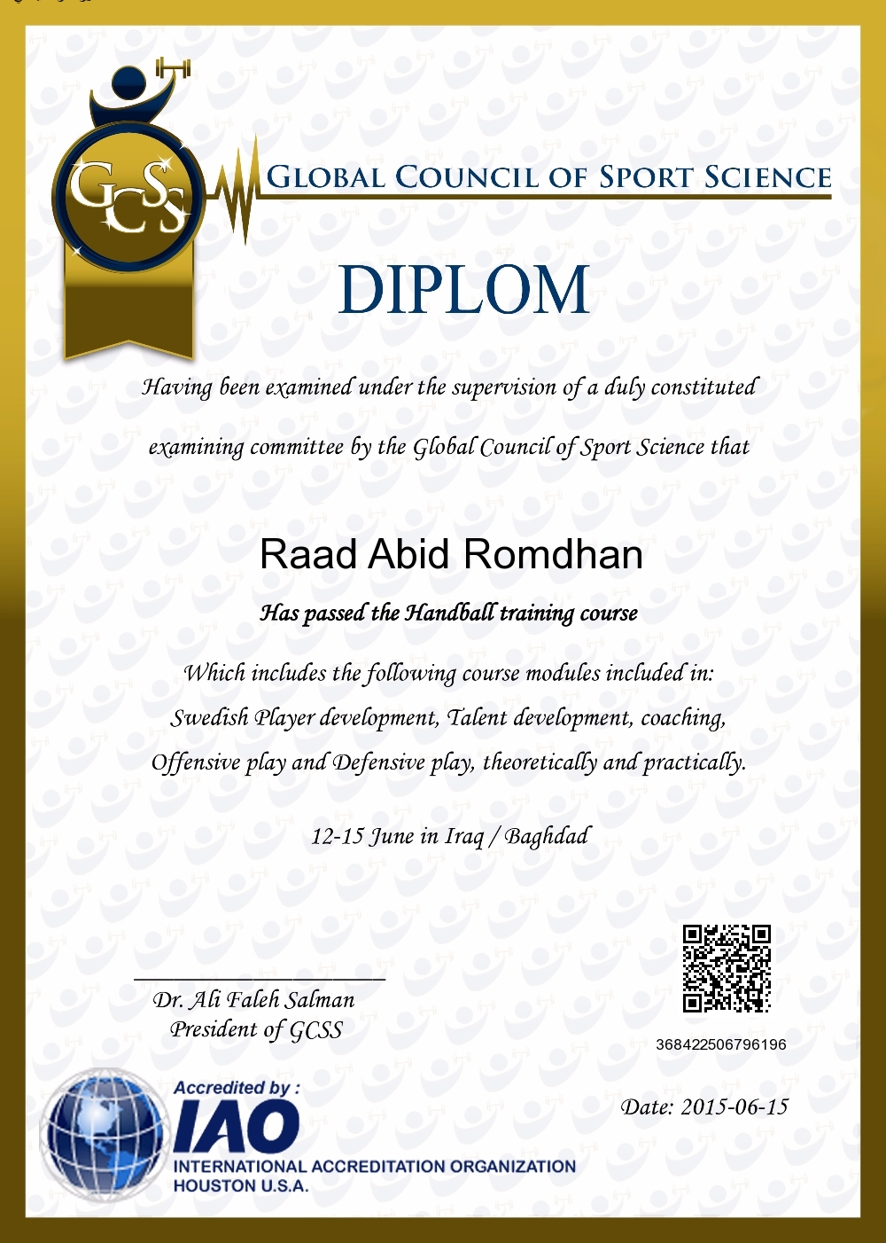 Raad Abid Romdhan